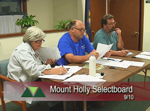 Mt. Holly Selectboard 9/10