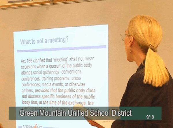 Green Mtn. Unified School District 9/19