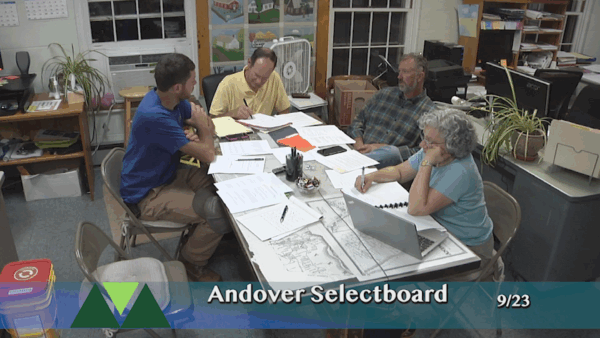 Andover Selectboard 9/23