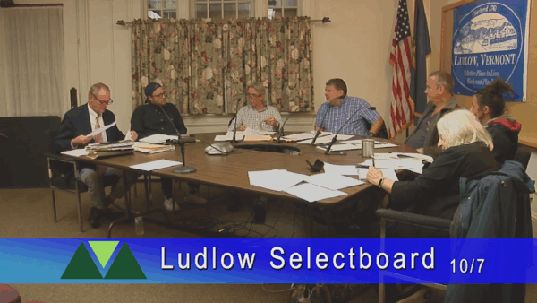 Ludlow Selectboard 10/7