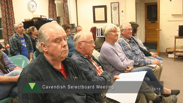 Cavendish Selectboard 10/15