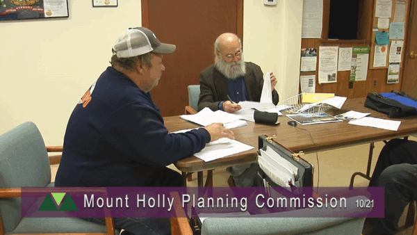 Mount Holly Planning Commission 10/21