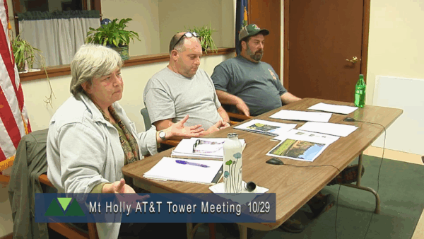 Mt. Holly Selectboard- AT&T Tower 10/29