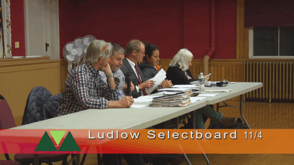 Ludlow Selectboard 11/4