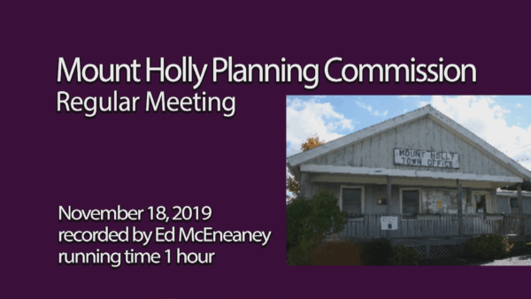 Mount Holly Planning Commission 11/18