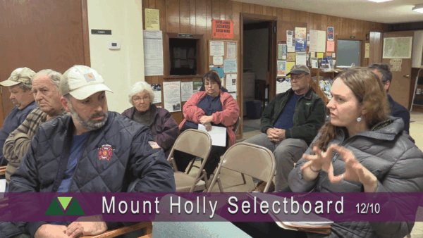 Mount Holly Selectboard 12/10