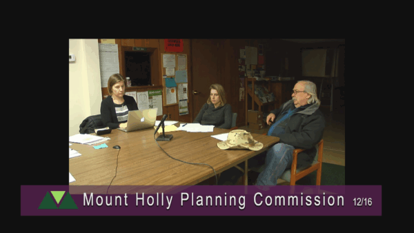 Mt. Holly Planning Commission 12/6
