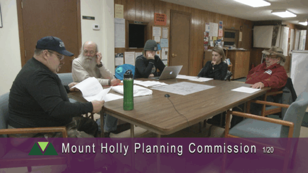 Mt. Holly Planning Commission 1/20