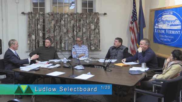 Ludlow Selectboard Special Mtg. 1/20