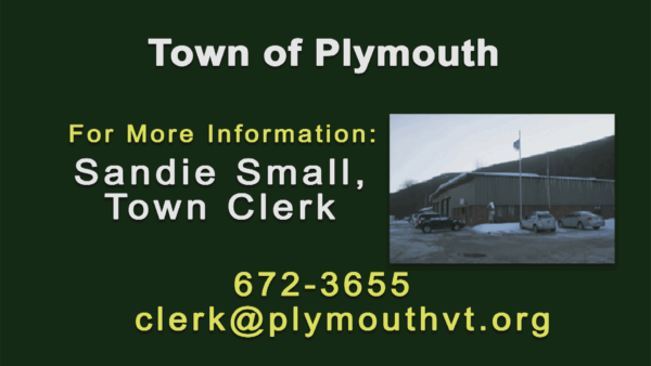 Plymouth Selectboard 1/20