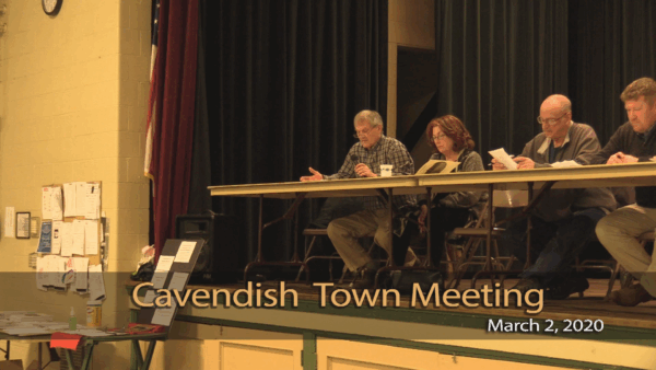 Cavendish Town Meeting