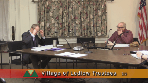 Village of Ludlow Board of Trustees 3/3