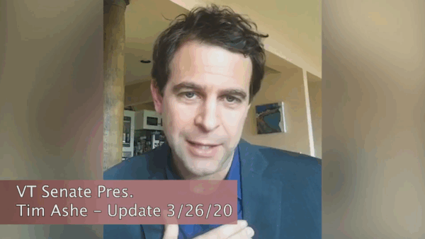 Sen. Pres. Ashe COVID-19 Update 3/26