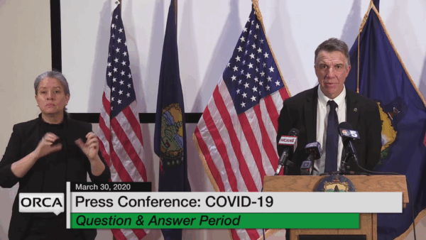 Gov. Scott Press Conf.- Travel to VT & Lodging COVID-19