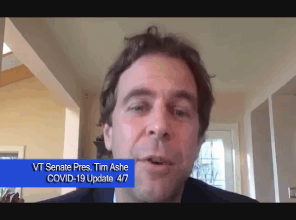 VT Senate Pres. Ashe COVID-19 Update 4/7