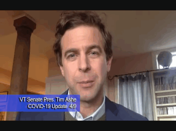 VT Senate Pres. Ashe COVID-19 Update 4/9