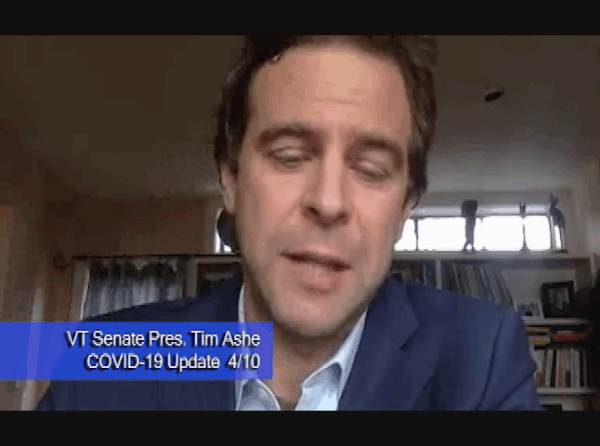 VT Senate Pres. Ashe COVID-19 Update 4/10