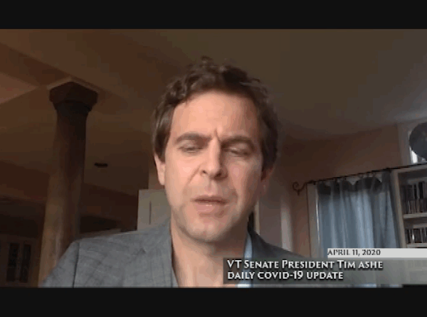 VT Senate Pres. Ashe COVID-19 Update 4/11