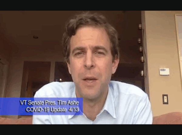 VT Senate Pres. Ashe COVID-19 Update 4/13