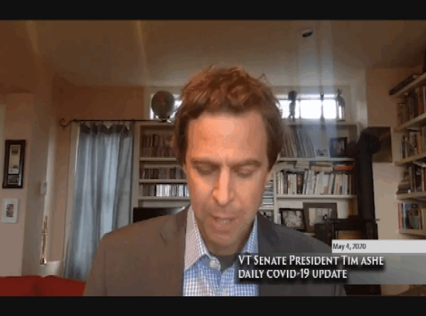 VT Sen. Pres.Tim Ashe COVID-19 Update 5/4