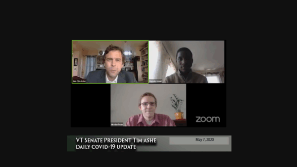VT Sen. Pres. Tim Ashe COVID-19 Update 5/7
