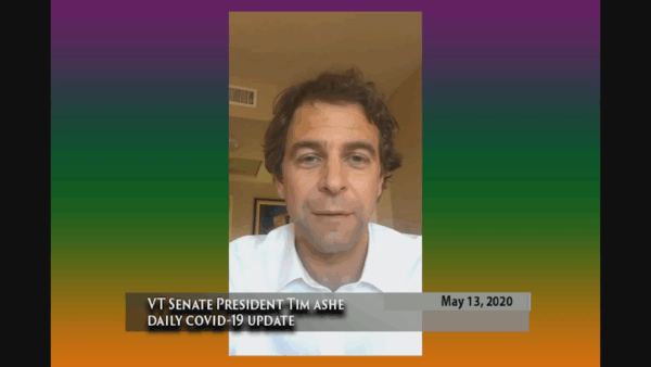 VT Sen. Pres. Tim Ashe COVID-19 Update 5/13
