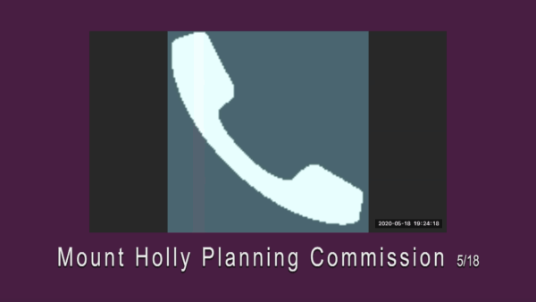 Mt. Holly Planning Comm. 5/18