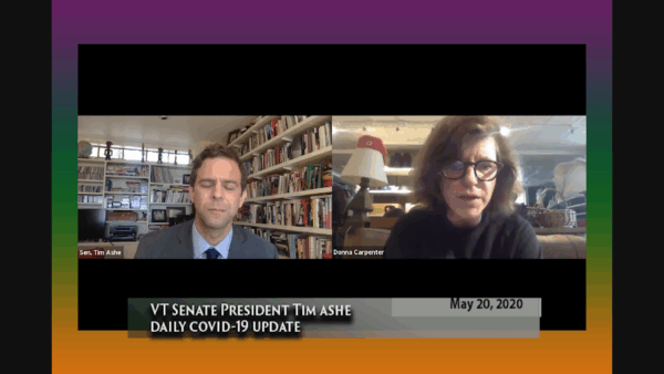 VT Sen. Pres. Tim Ashe COVID-19 Update 5/21