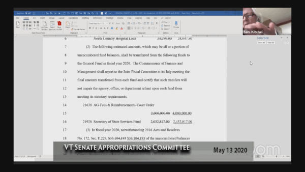 VT Senate Appropriations Cmte. 5/23