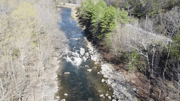 Pat Moore- Black River Covered Bridge aerial