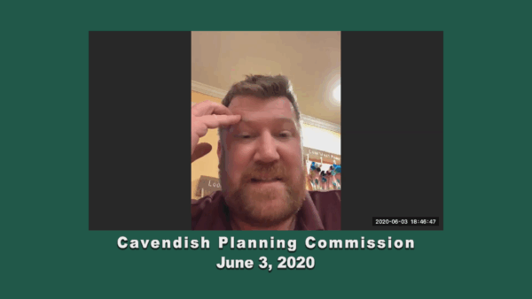 Cavendish Planning Commission 6/3