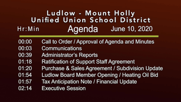 Ludlow-Mount Holly Unified School District 6/10