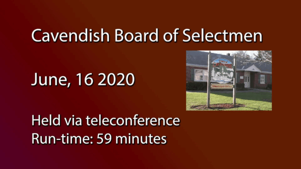 Cavendish Selectboard 6/16