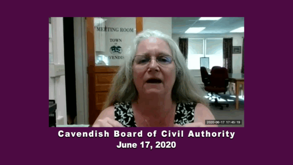 Cavendish Board of Civil Authority 6/17