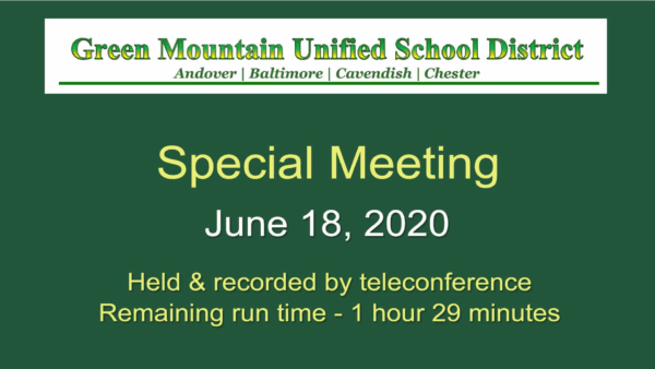 Green Mountain Unified School Dist. 6/19