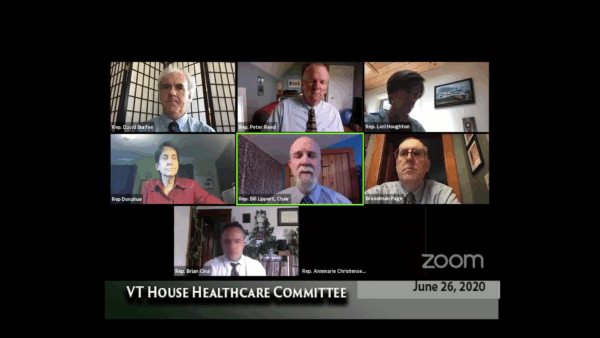VT House Healthcare Committee 6/26/20