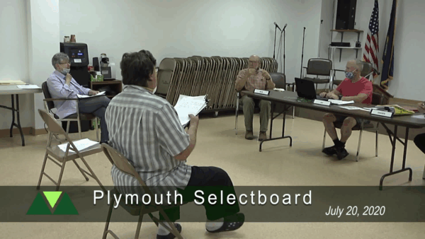 Plymouth Selectboard 7/20