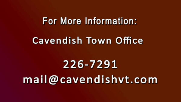 Cavendish Selectboard 8/10