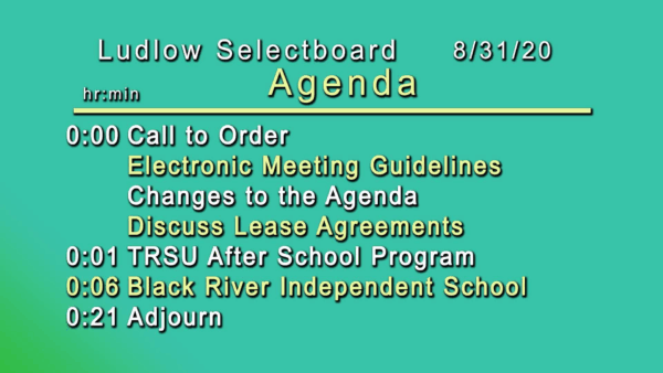 Ludlow Selectbd. Special Mtg.- Bldg. Leases