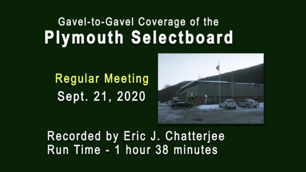 Plymouth Selectboard 9/21