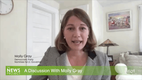 The News Project- Molly Gray Candidate for Lt. Gov.