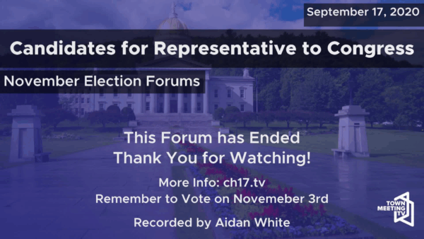 US Congress Candidate Forum