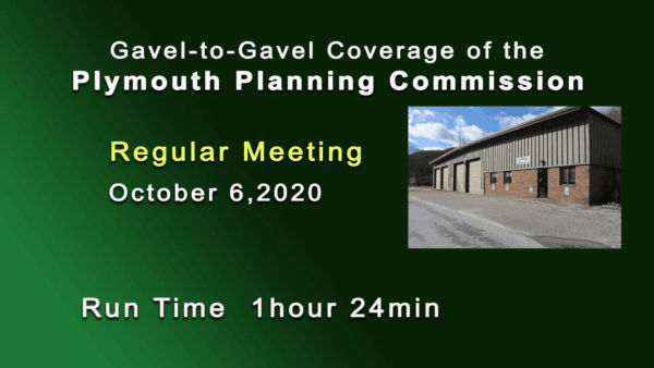 Plymouth Planning Commission 10/6