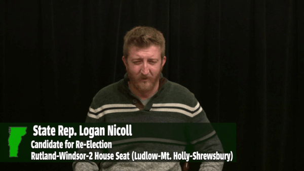 Logan Nicoll- Candidate for Re-Election (Ludlow-Mt. Holly-Shrewsbury)