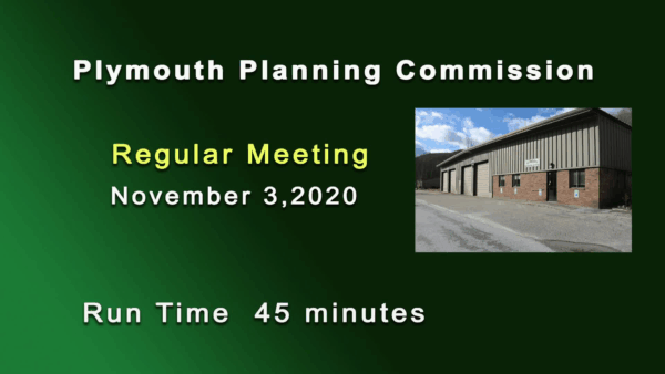 Plymouth Planning Commission 11/3