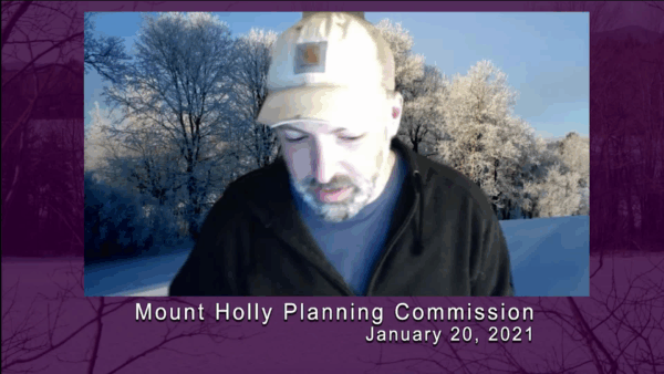 Mount Holly Planning Commission 1/20