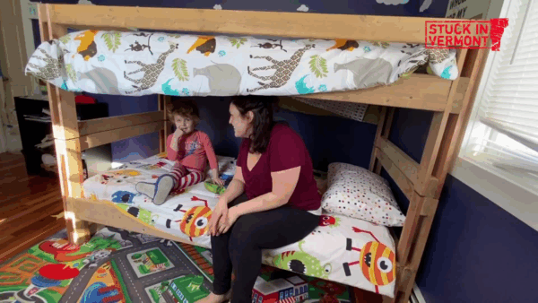 Stuck in VT- Making Beds for Kids