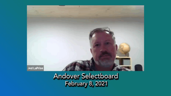 Andover Selectboard 2/8