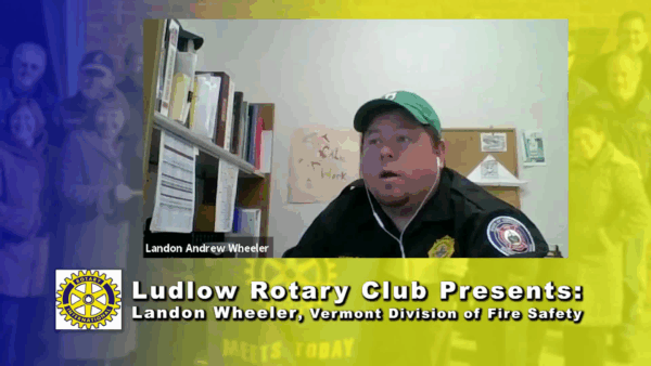Rotary Guest Speaker- VT Div. Fire Safety
