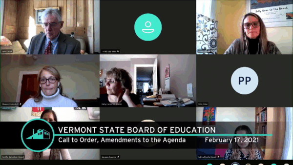 Vermont State Board Of Education 2/17